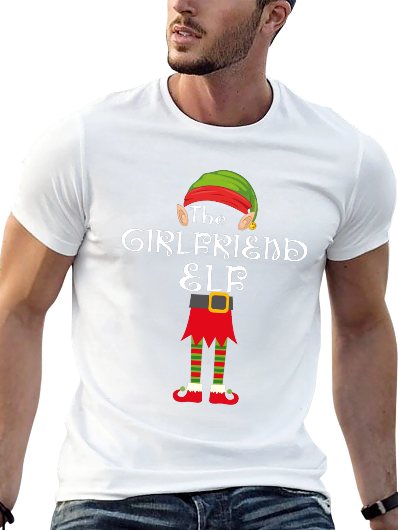 The Girlfriend Elf Christmas T-Shirt