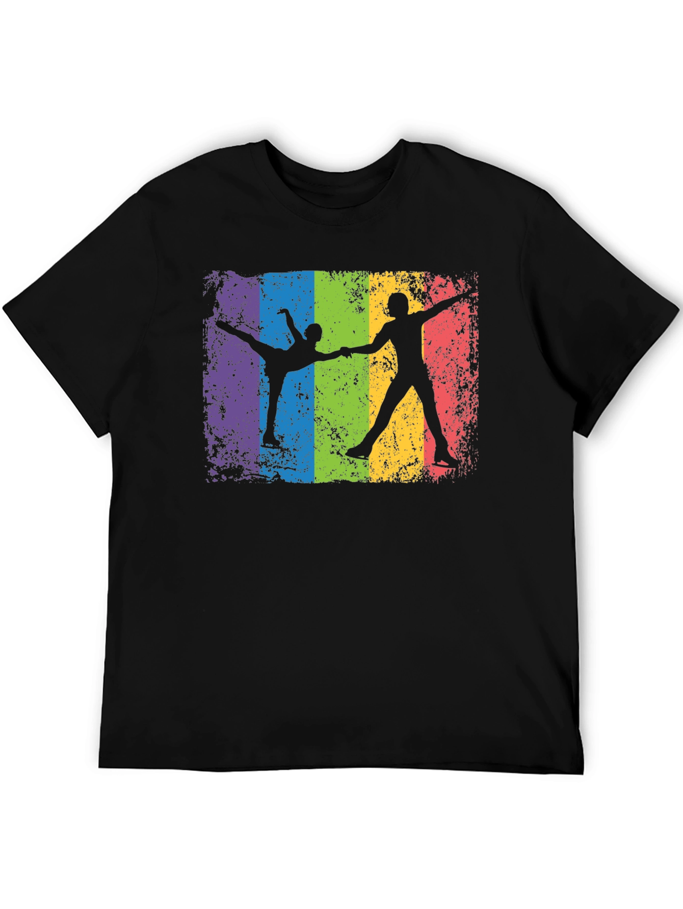 Rainbow Ice Skating T-Shirt