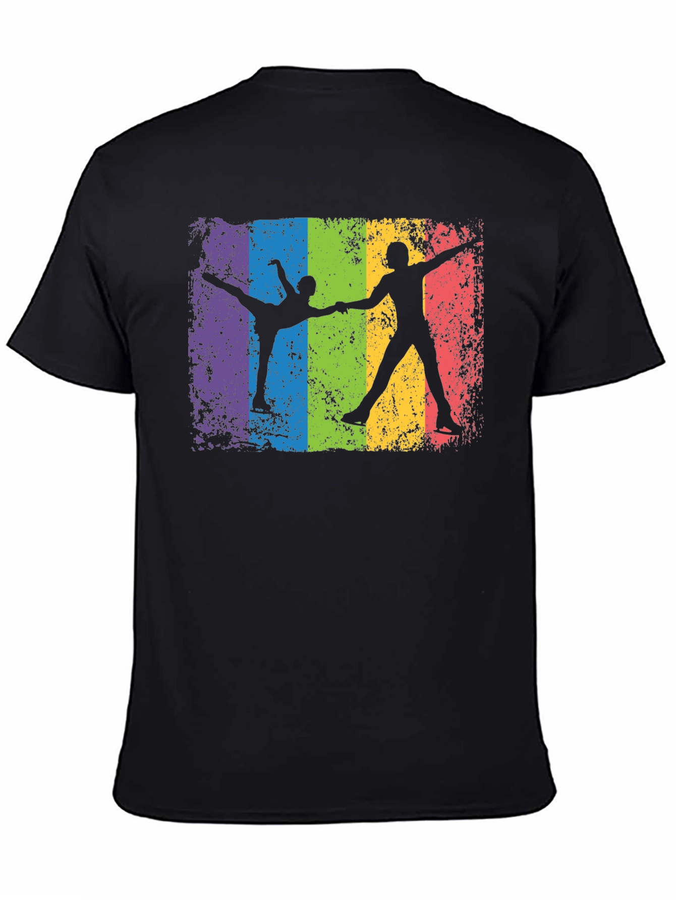 Rainbow Ice Skating T-Shirt