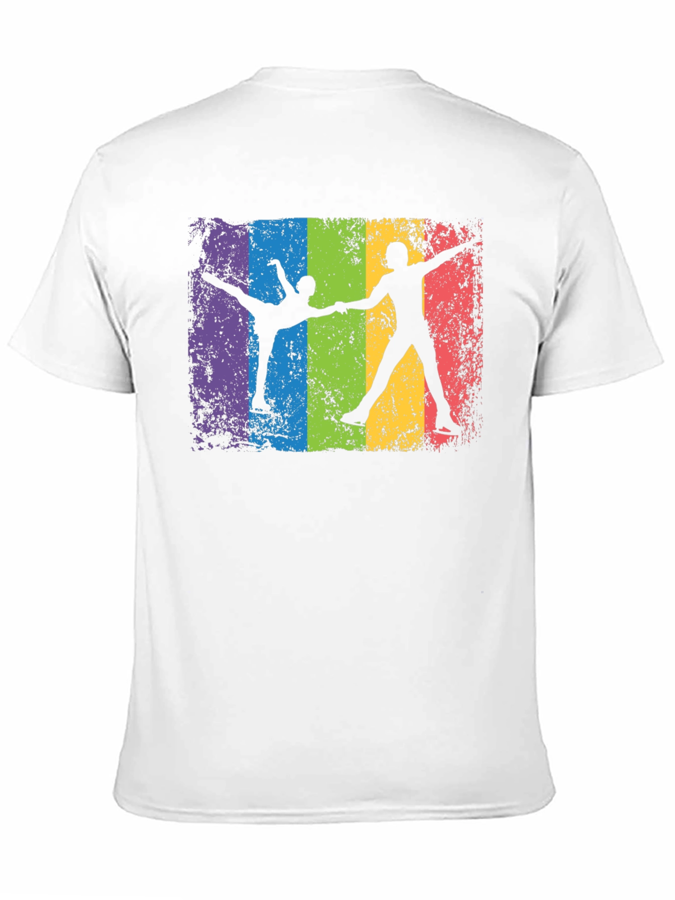 Rainbow Ice Skating T-Shirt