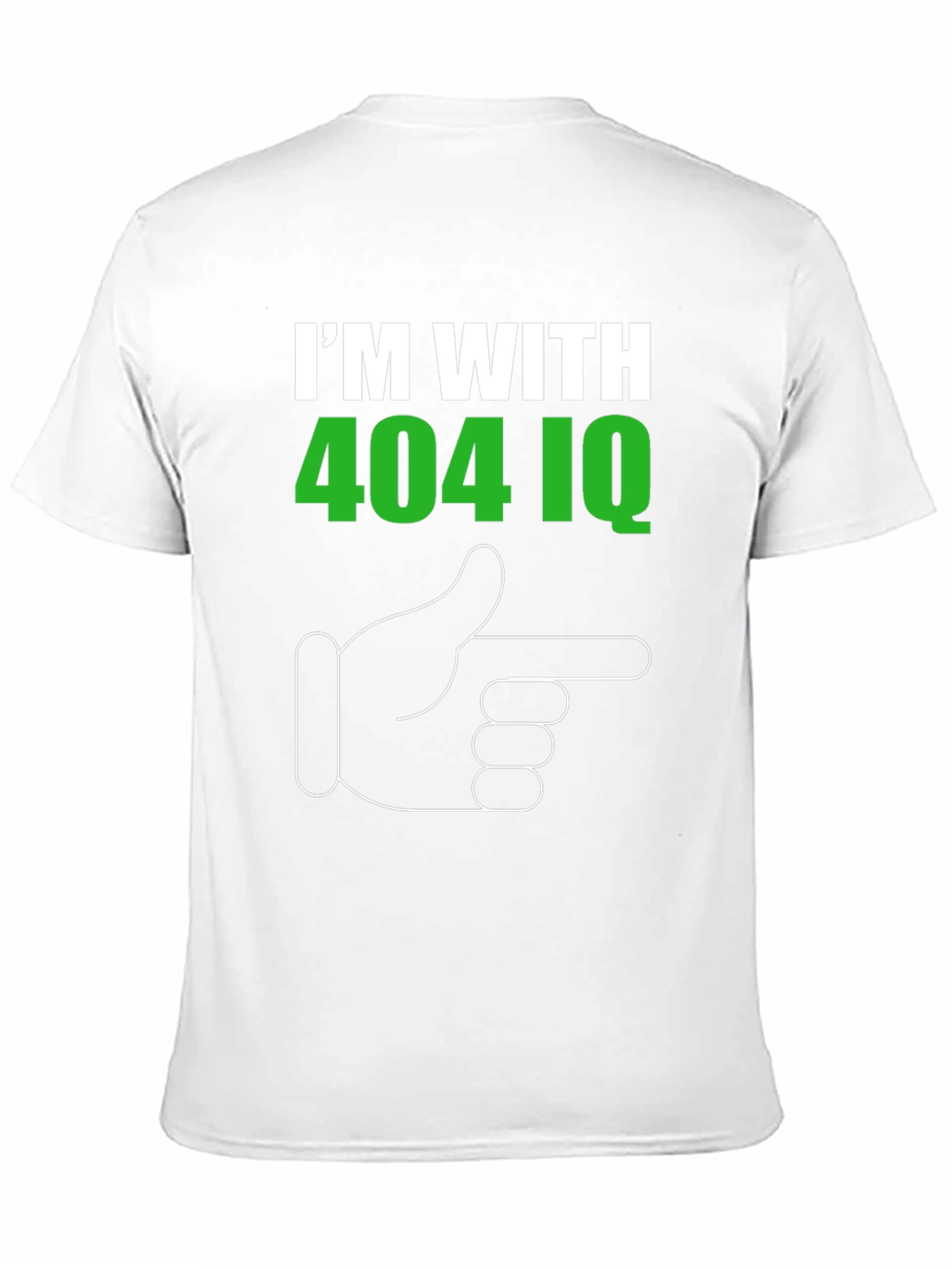Im With 404 IQ Graphic Tee