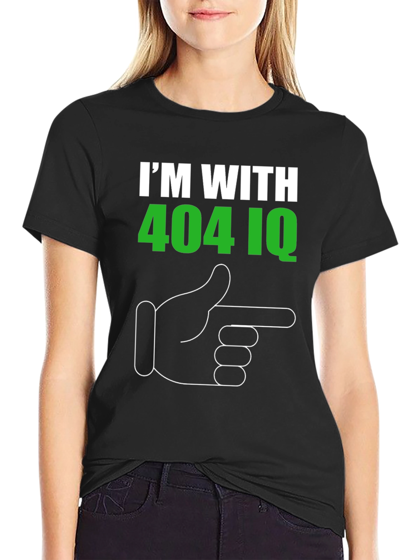 Im With 404 IQ Graphic Tee