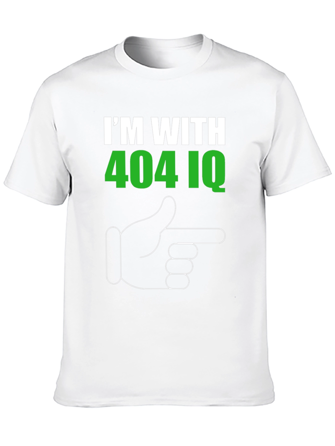 Im With 404 IQ Graphic Tee
