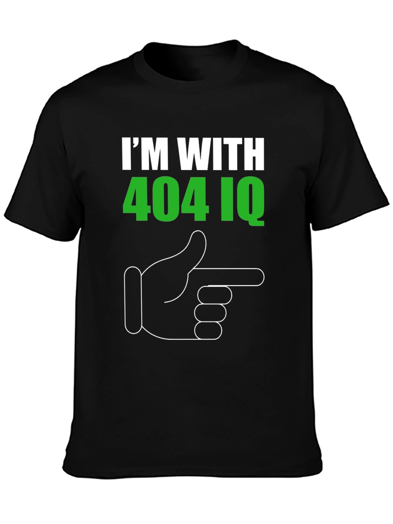 Im With 404 IQ Graphic Tee