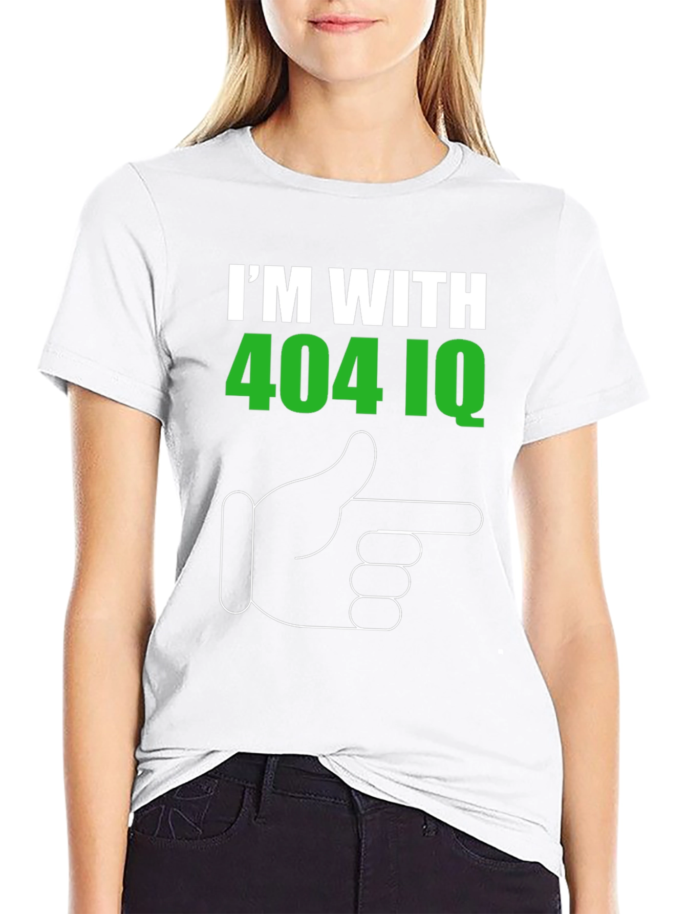Im With 404 IQ Graphic Tee