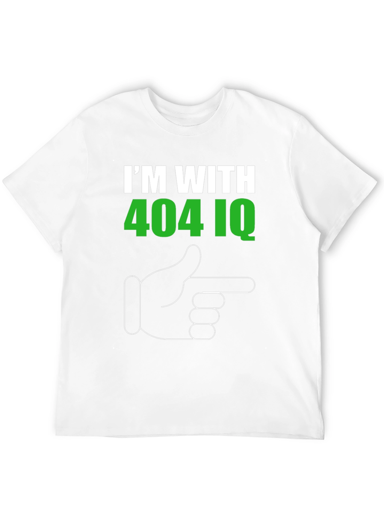 Im With 404 IQ Graphic Tee