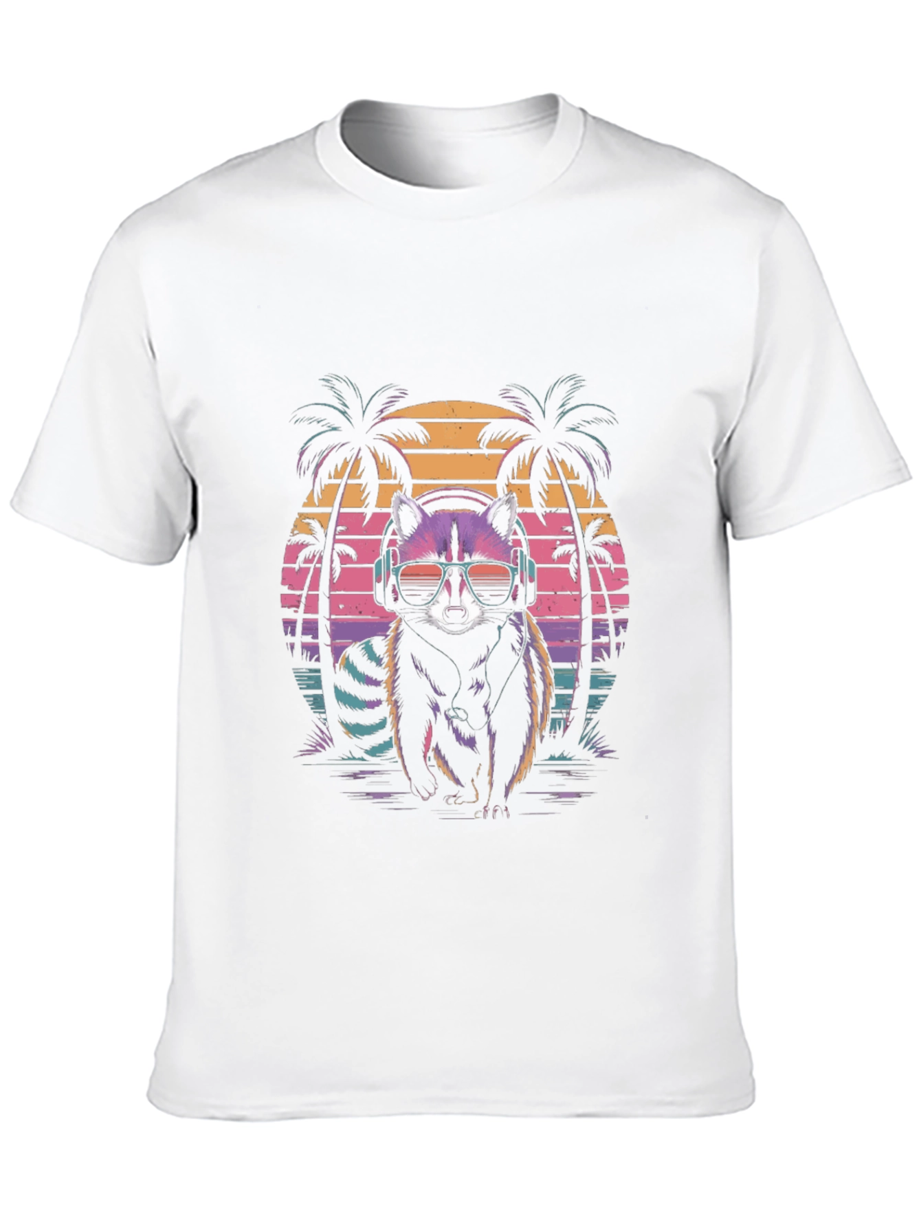 Retro Raccoon Vibes T-Shirt