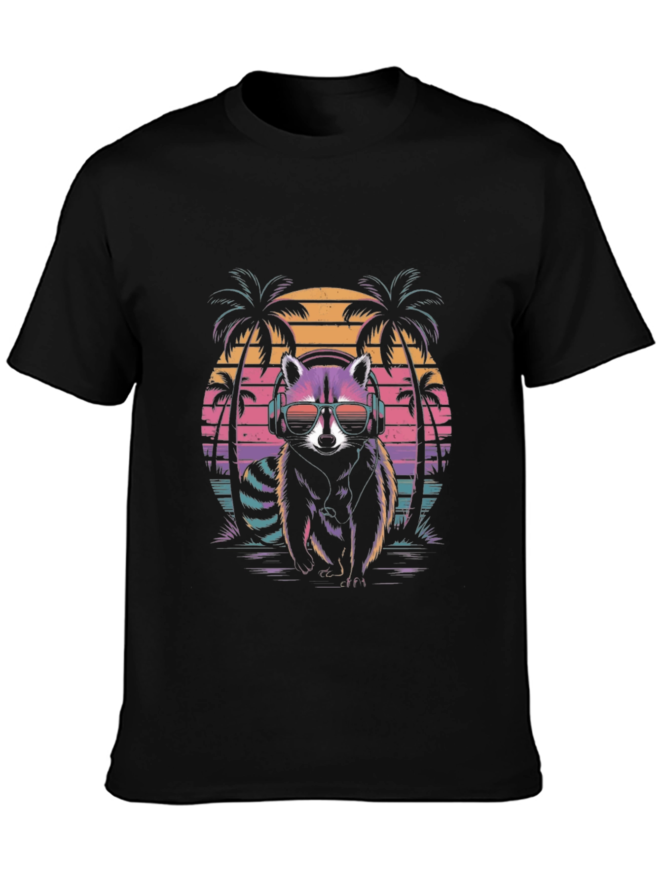 Retro Raccoon Vibes T-Shirt