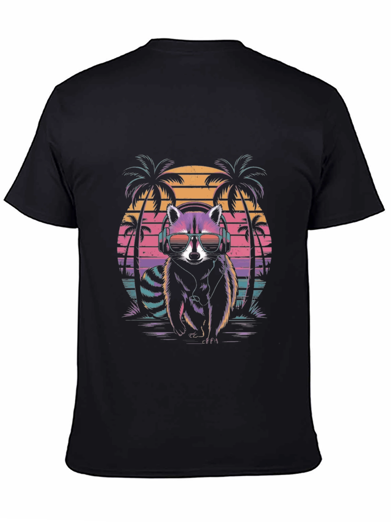 Retro Raccoon Vibes T-Shirt