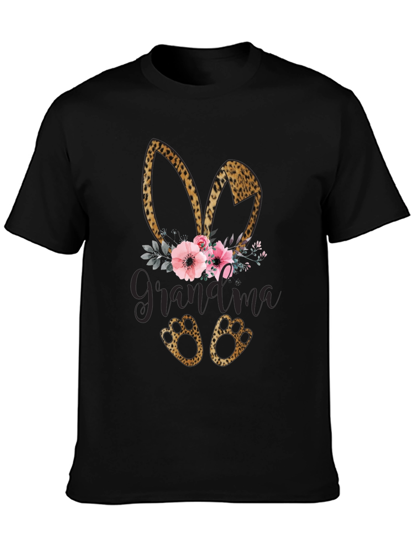Grandma Easter Leopard Print Shirt