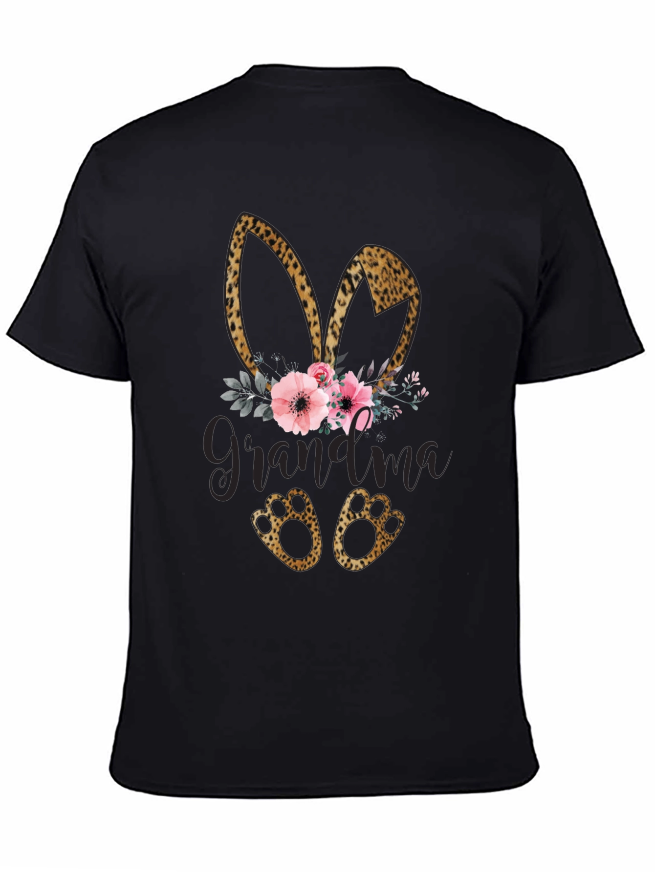 Grandma Easter Leopard Print Shirt
