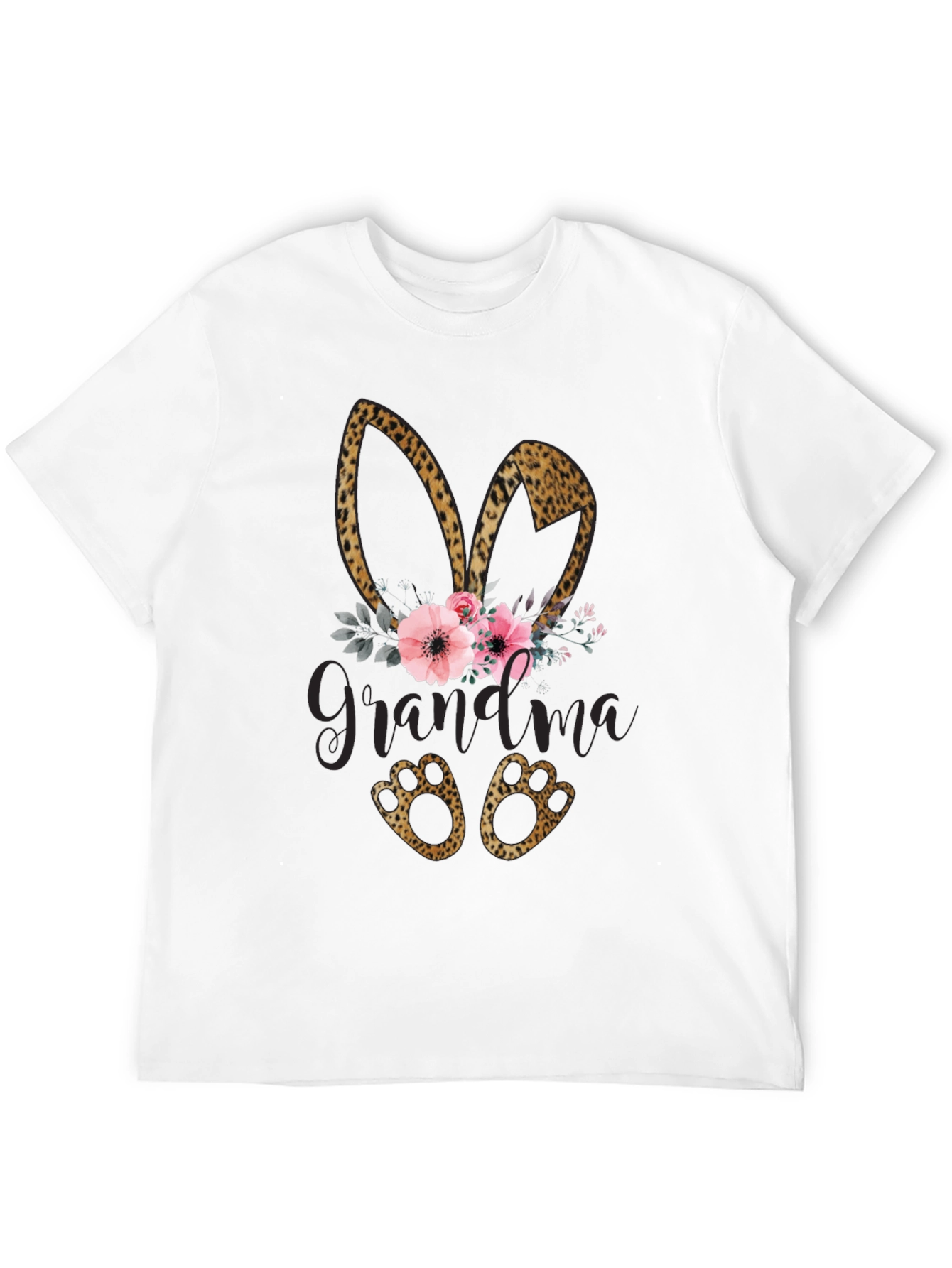 Grandma Easter Leopard Print Shirt