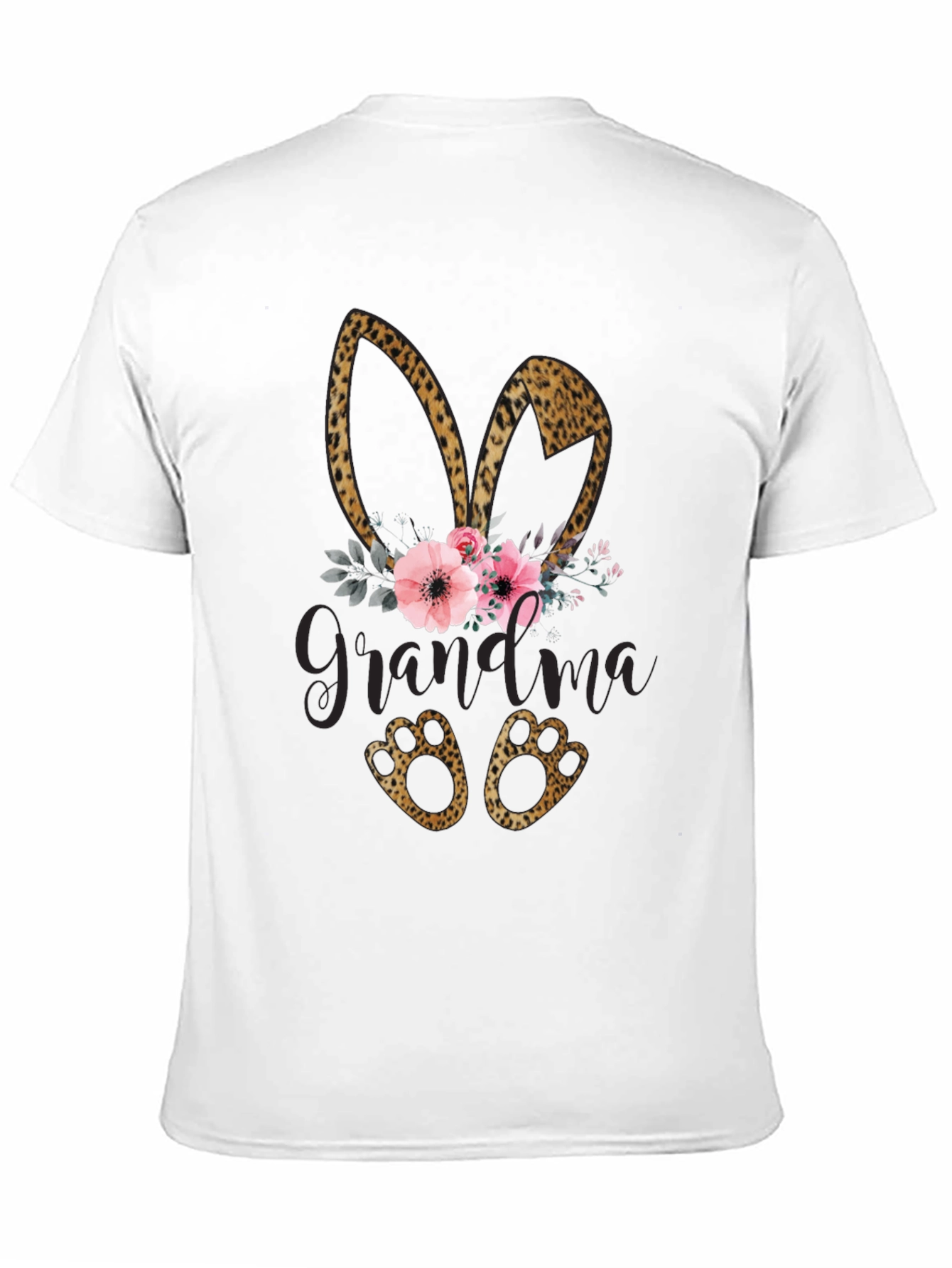Grandma Easter Leopard Print Shirt