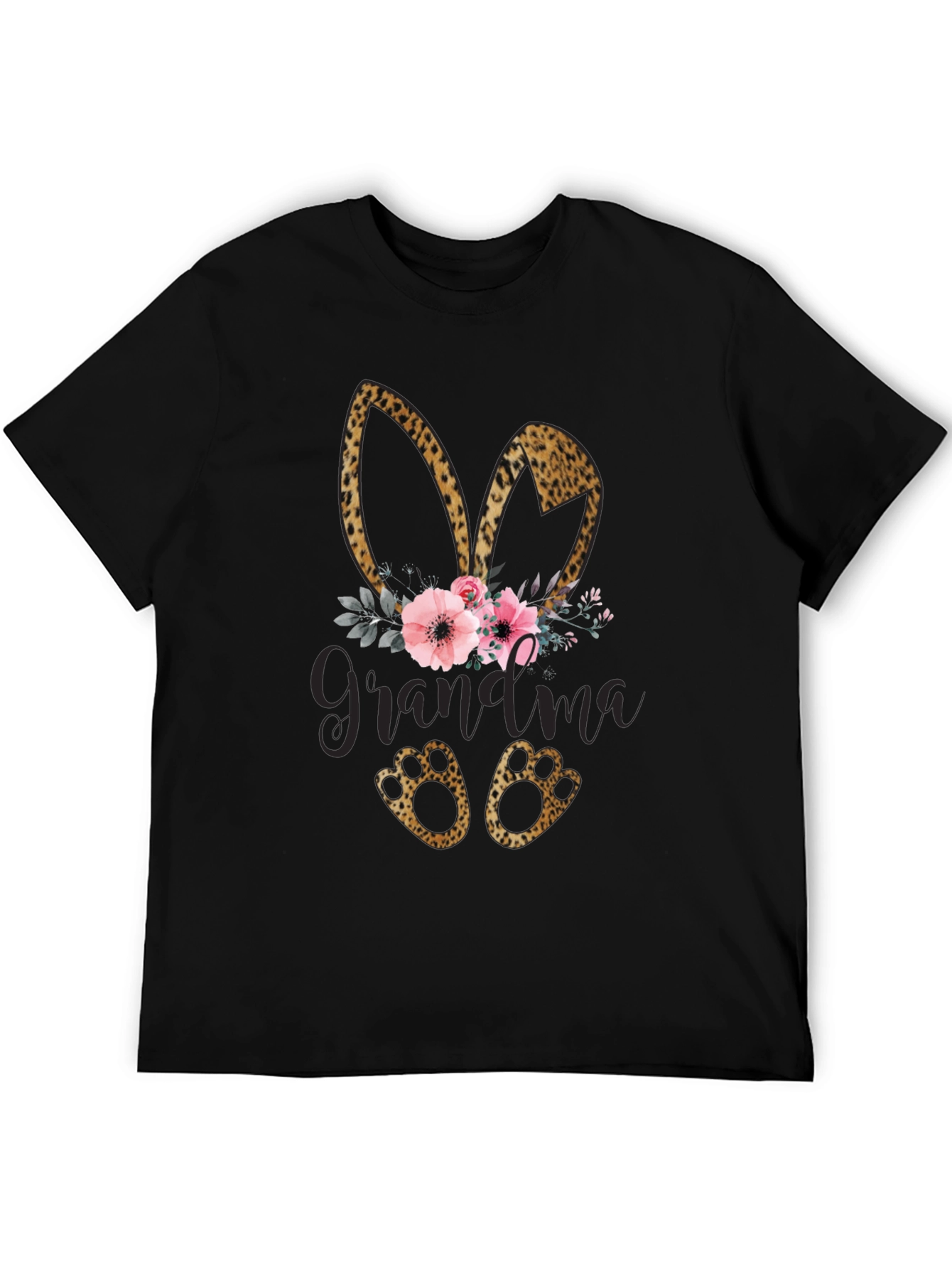 Grandma Easter Leopard Print Shirt