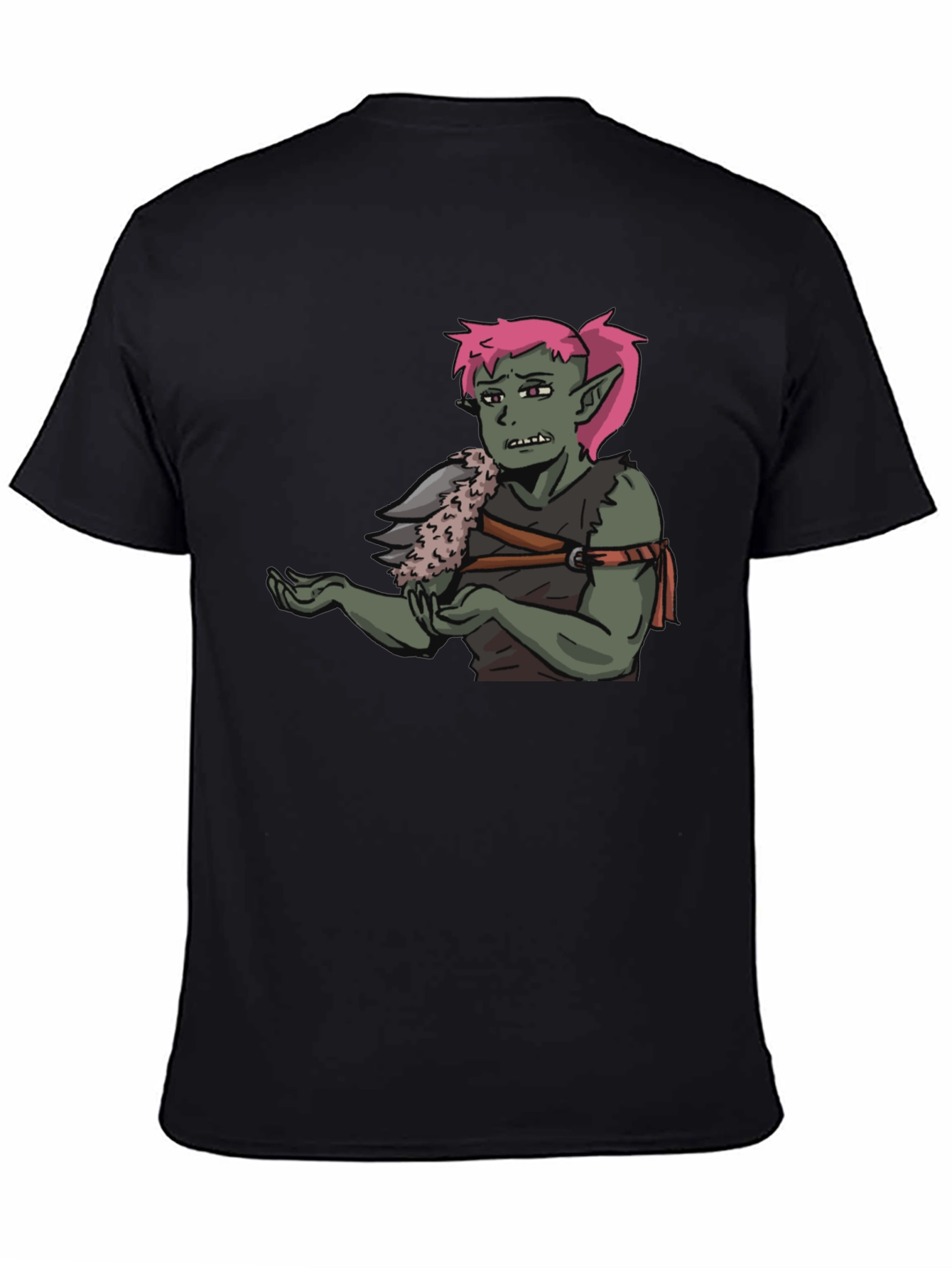 T-Shirt Featuring Green Character Graphic