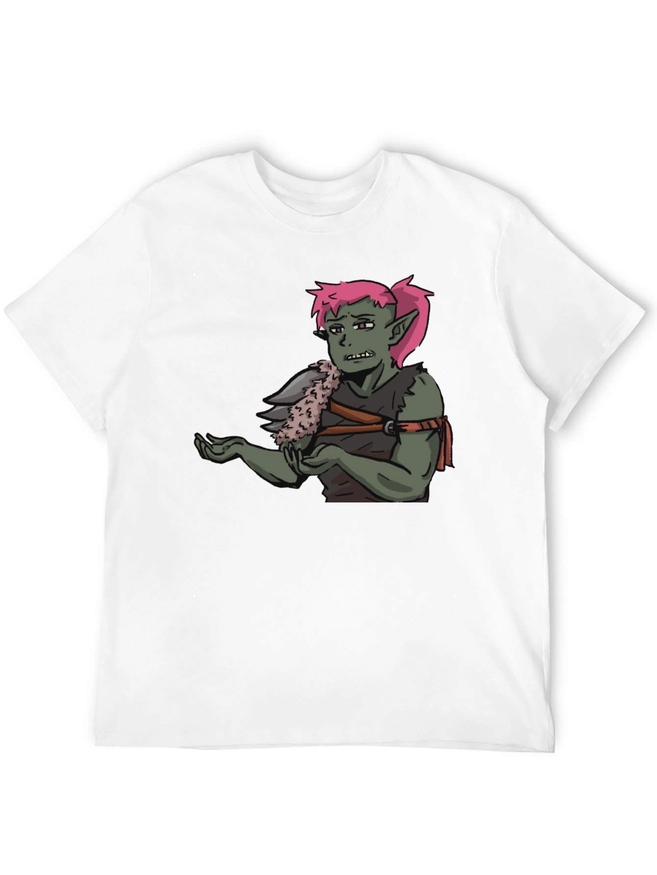 T-Shirt Featuring Green Character Graphic