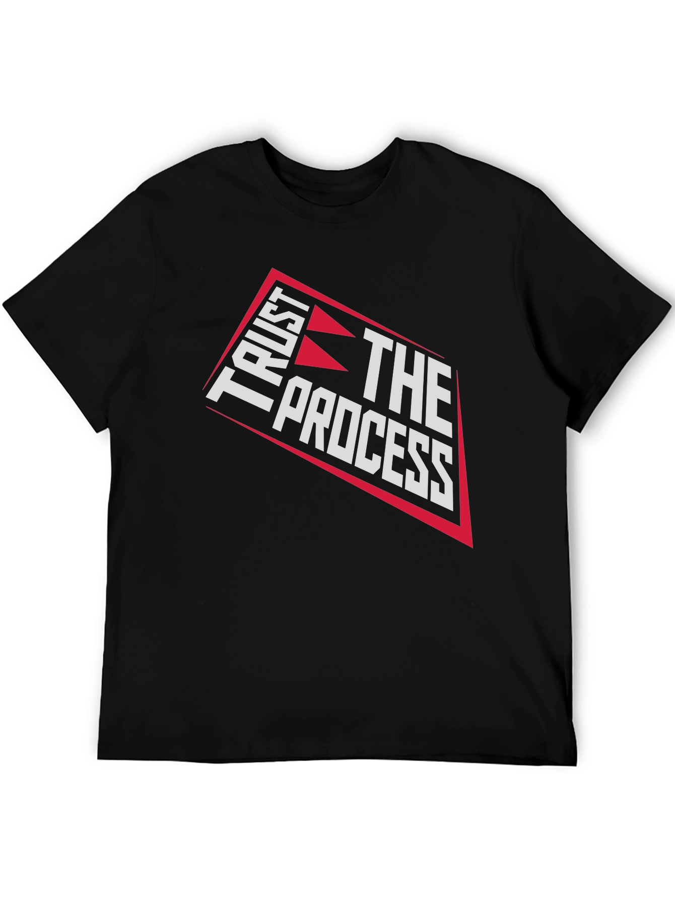 Trust the Process Graphic Tee - Black
