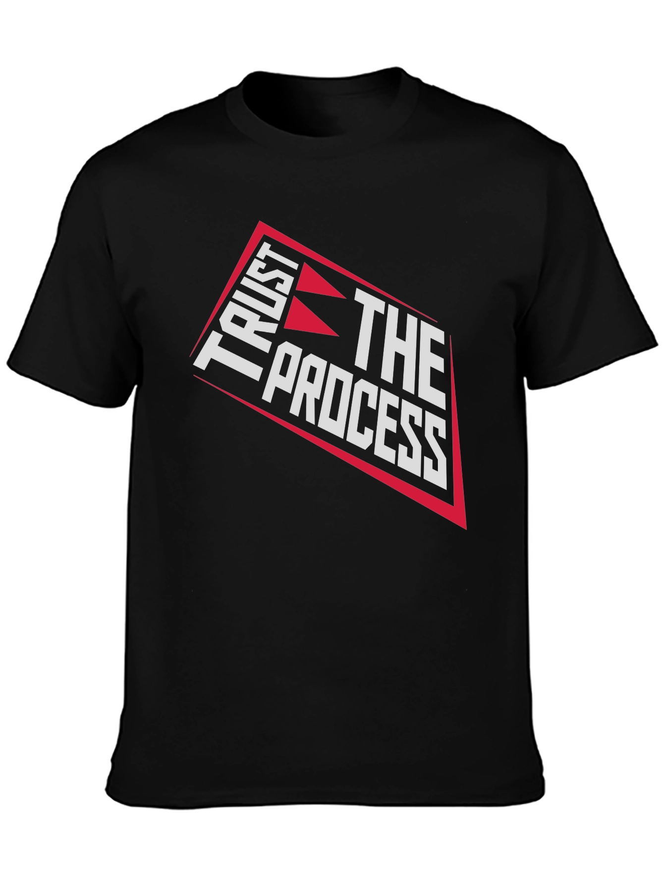 Trust the Process Graphic Tee - Black