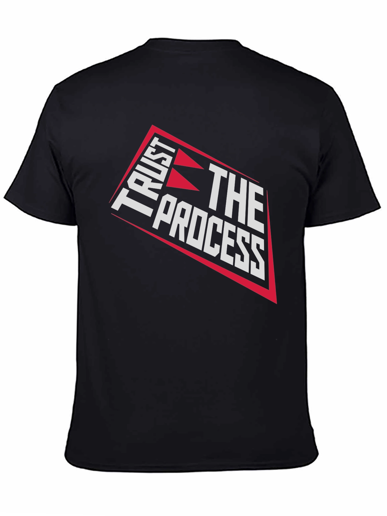 Trust the Process Graphic Tee - Black