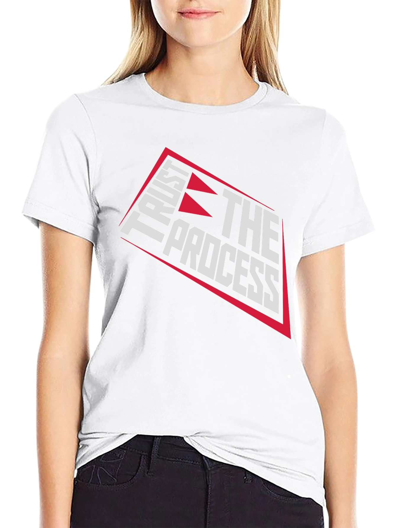 Trust the Process Graphic Tee - Black