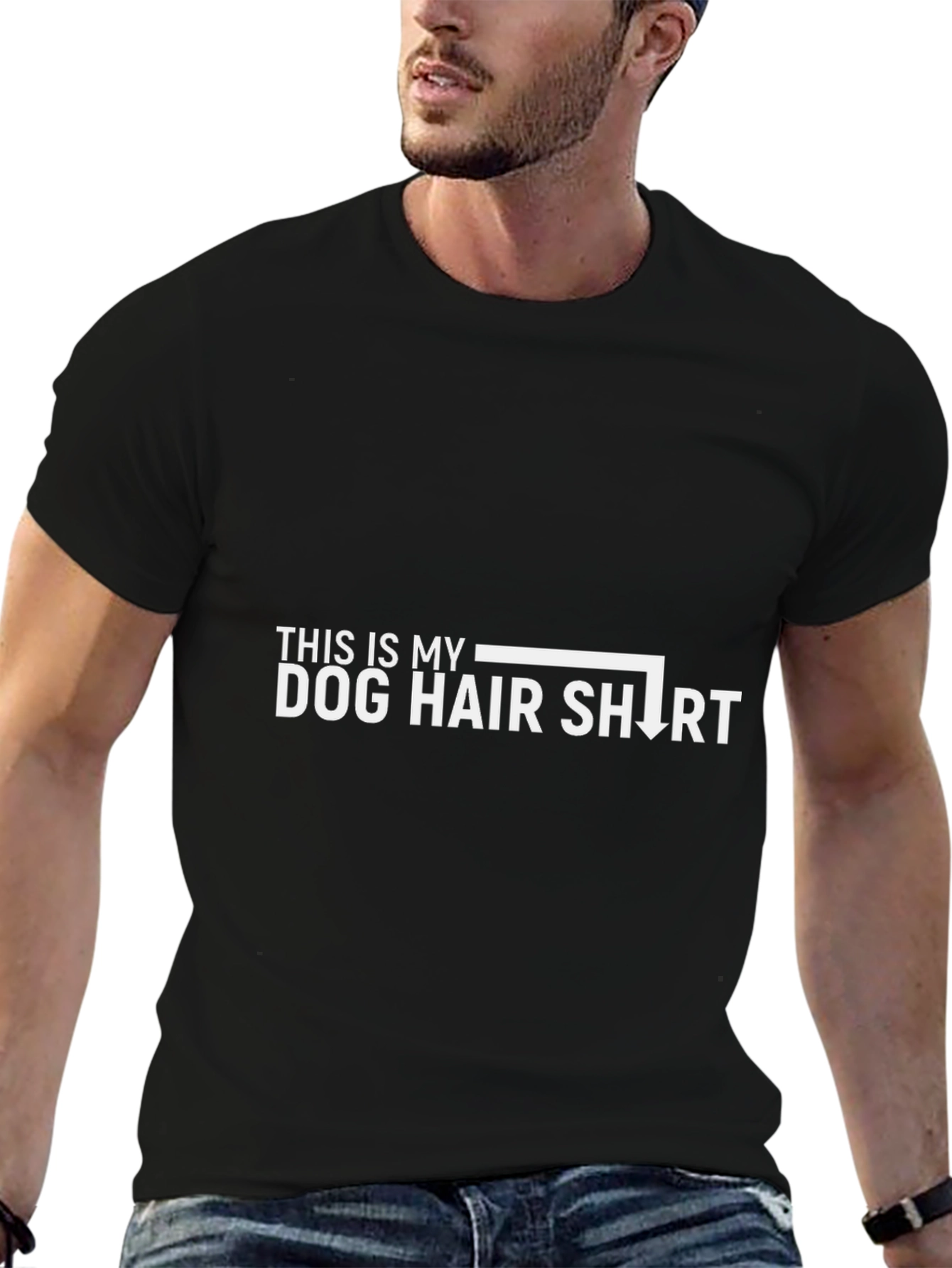 Dog Hair Shirt - Novelty Pet Lover Tee