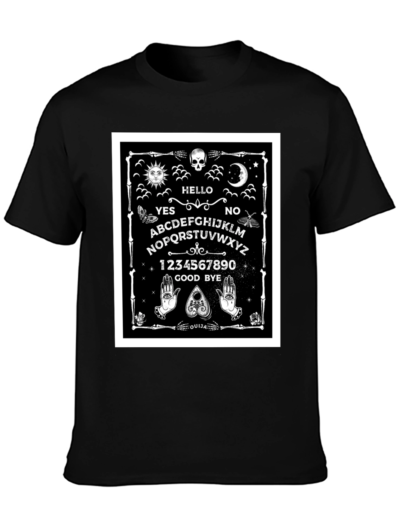 Ouija Board Graphic Tee - Gothic Occult T-Shirt
