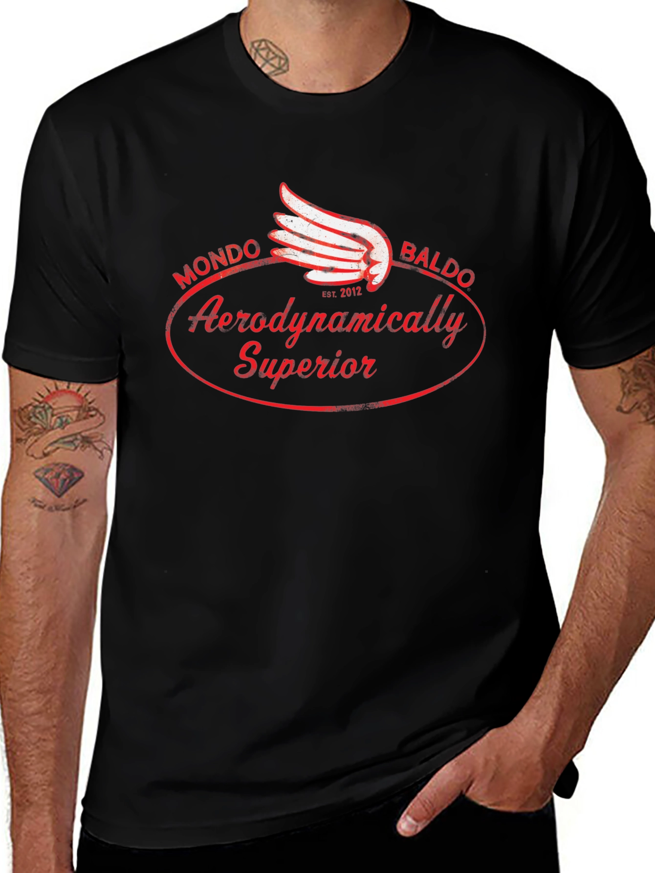 Mondo Baldo Aerodynamically Superior Tee