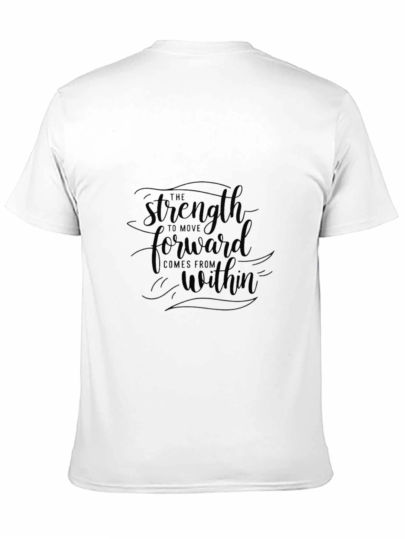 Strength Within Black Graphic Tee