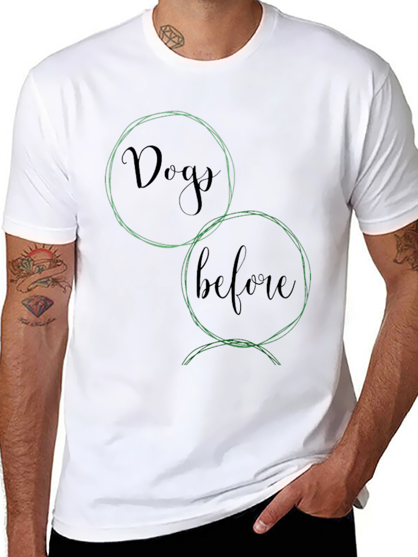 Dogs Before Dudes Tee