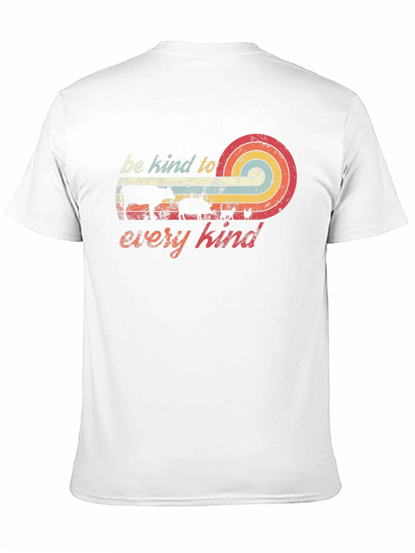 Be Kind to Every Kind Retro Vegan T-Shirt
