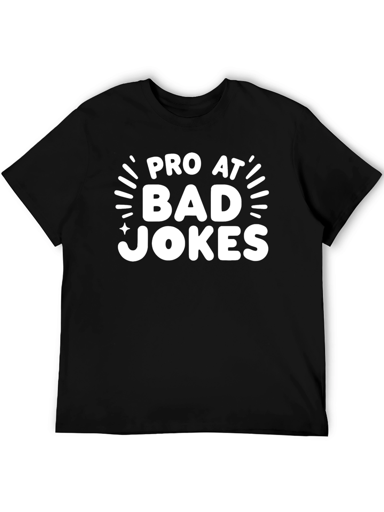 Pro At Bad Jokes Graphic T-Shirt - Funny Tee