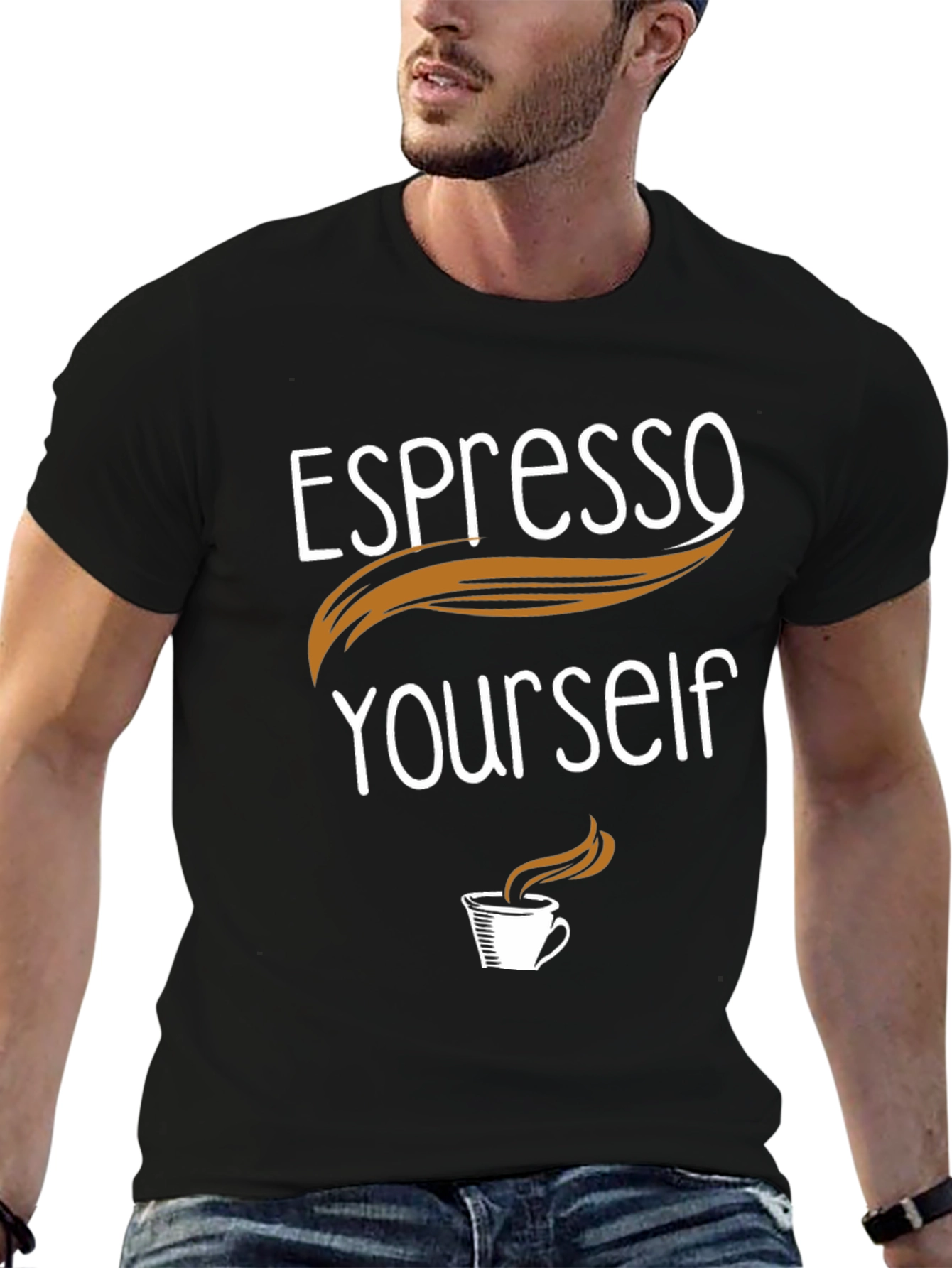 Espresso Yourself Graphic Tee - Coffee Lovers Shirt