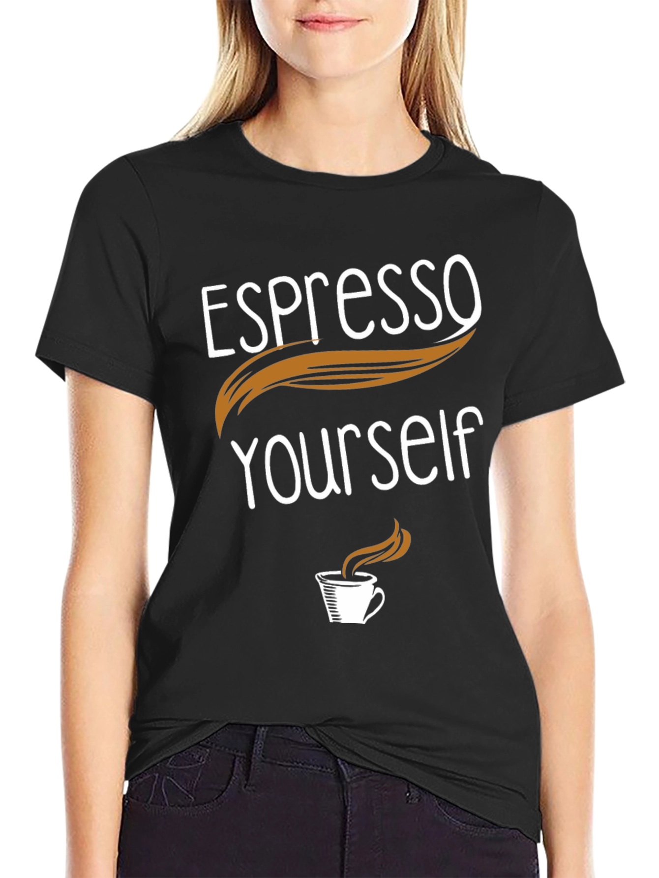 Espresso Yourself Graphic Tee - Coffee Lovers Shirt
