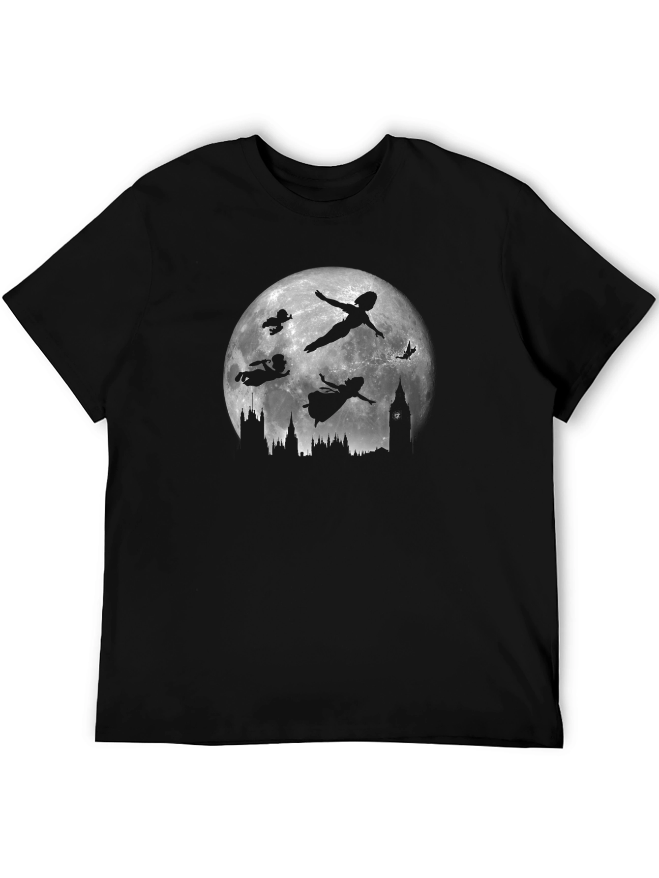 Peter Pan London Silhouette Black T-Shirt
