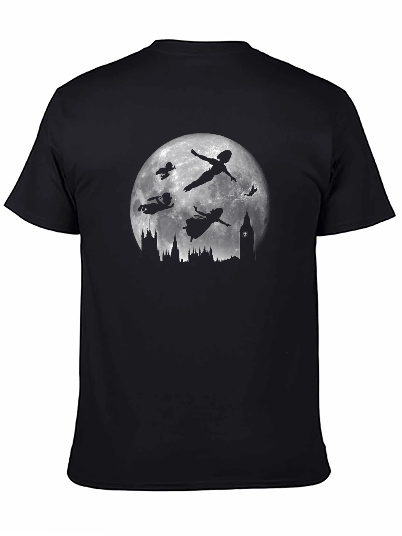 Peter Pan London Silhouette Black T-Shirt