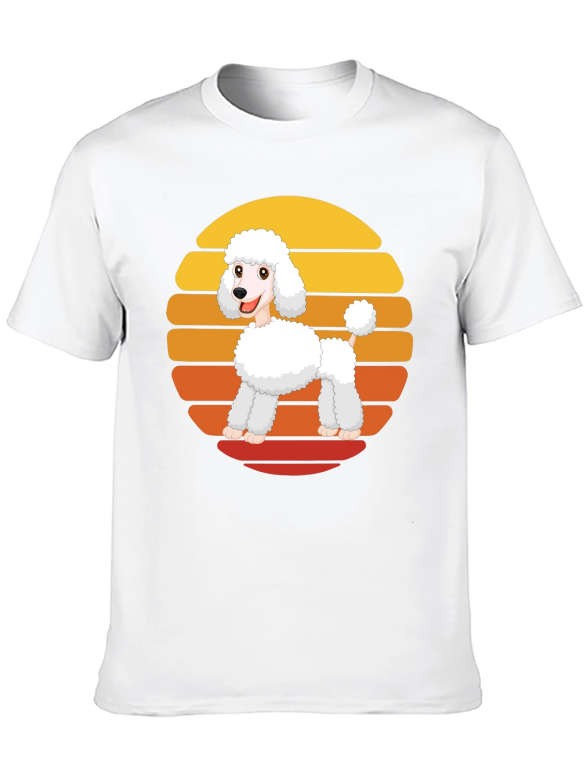 Poodle Sunset Graphic Tee
