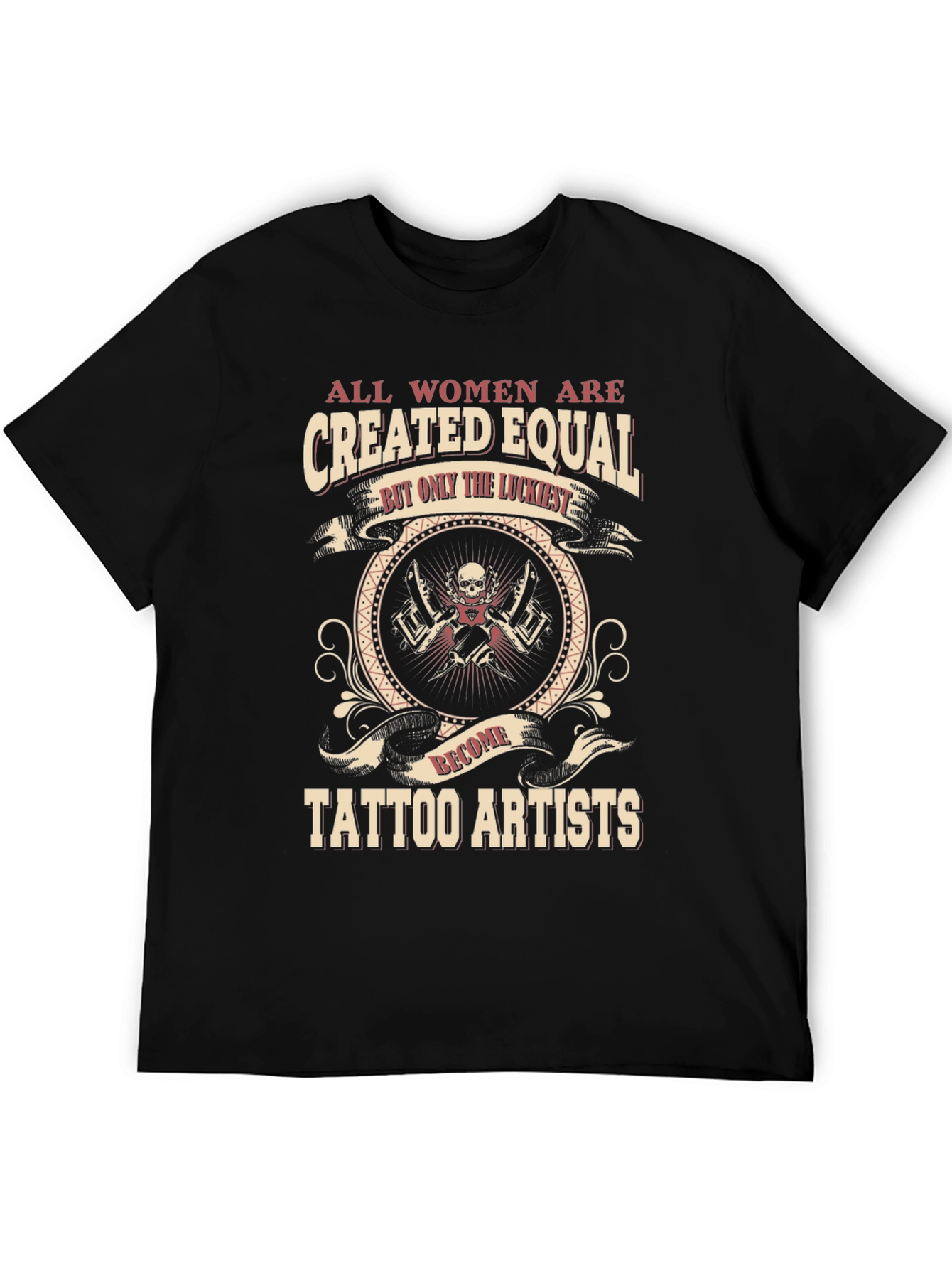 Women Tattoo Artist Black T-Shirt