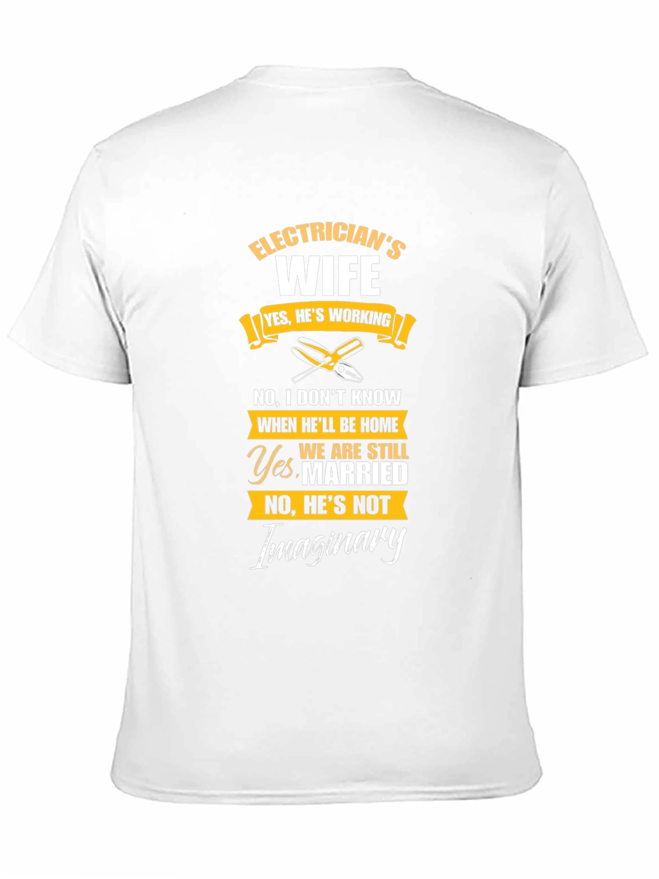 Electricians Wife Novelty Graphic T-Shirt