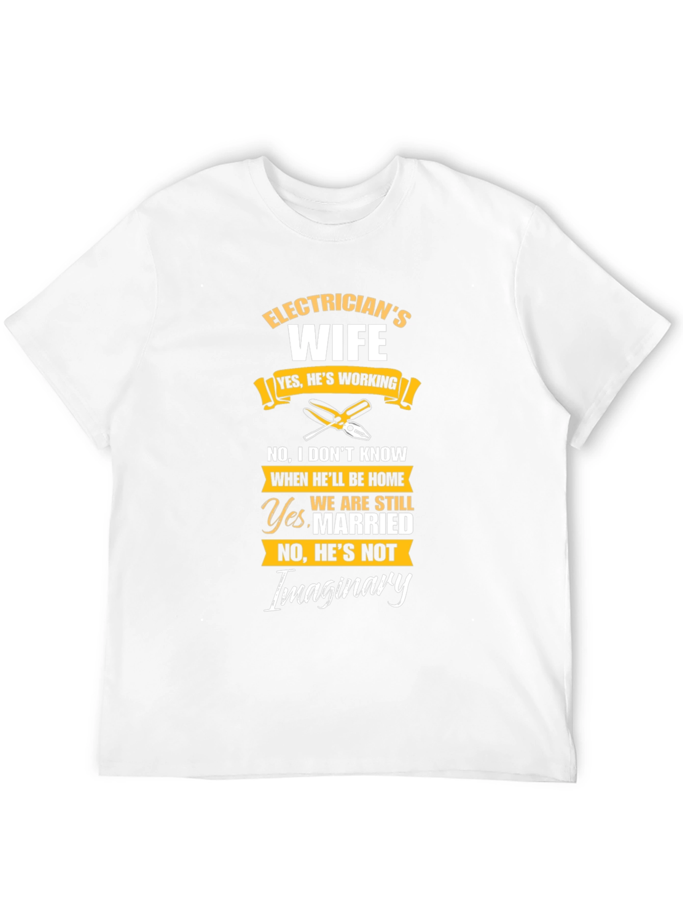 Electricians Wife Novelty Graphic T-Shirt