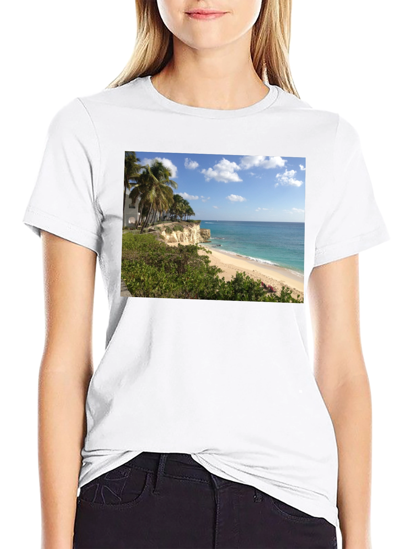 Beach Paradise Graphic T-Shirt