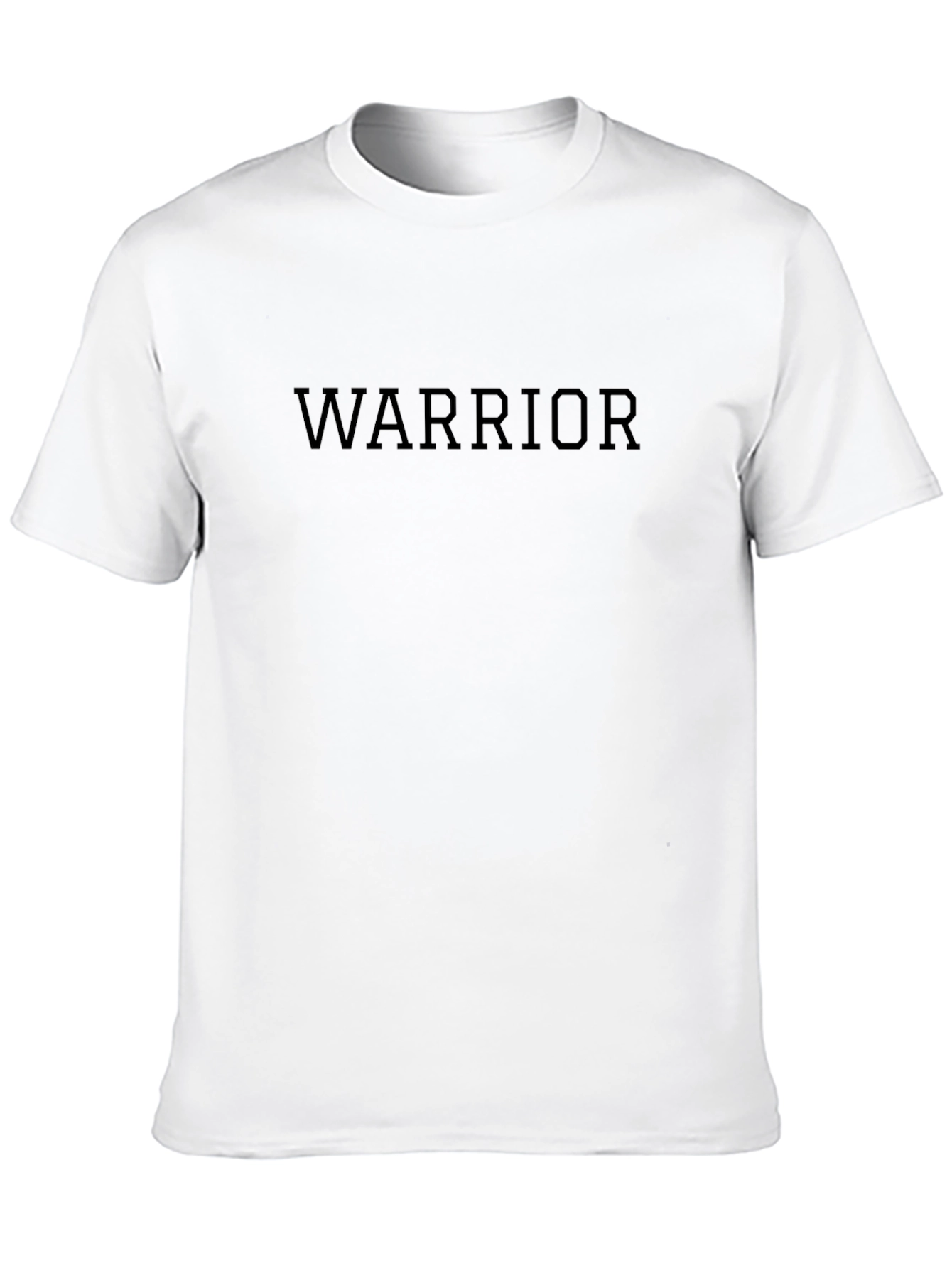 Warrior Graphic Print Crew Neck T-Shirt