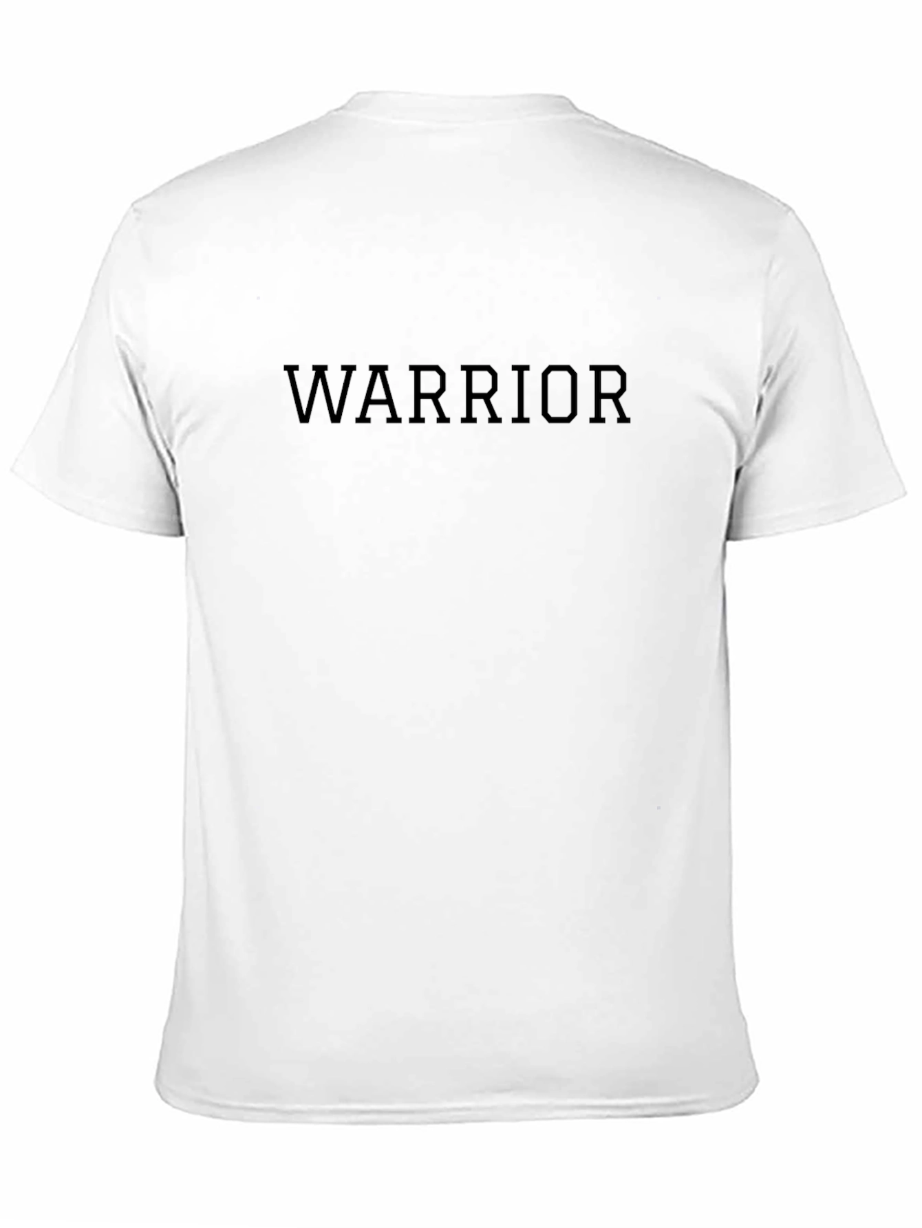 Warrior Graphic Print Crew Neck T-Shirt