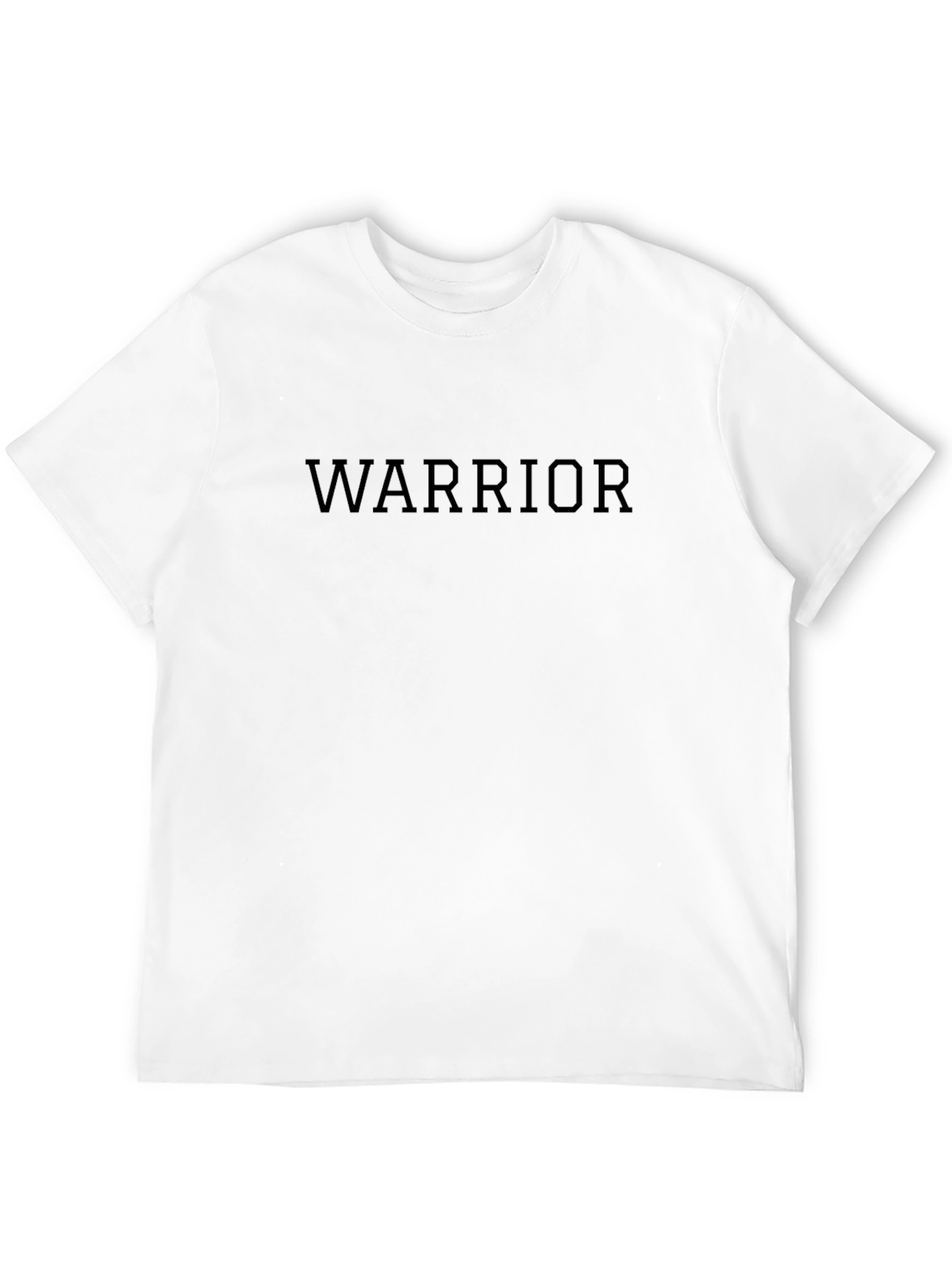 Warrior Graphic Print Crew Neck T-Shirt