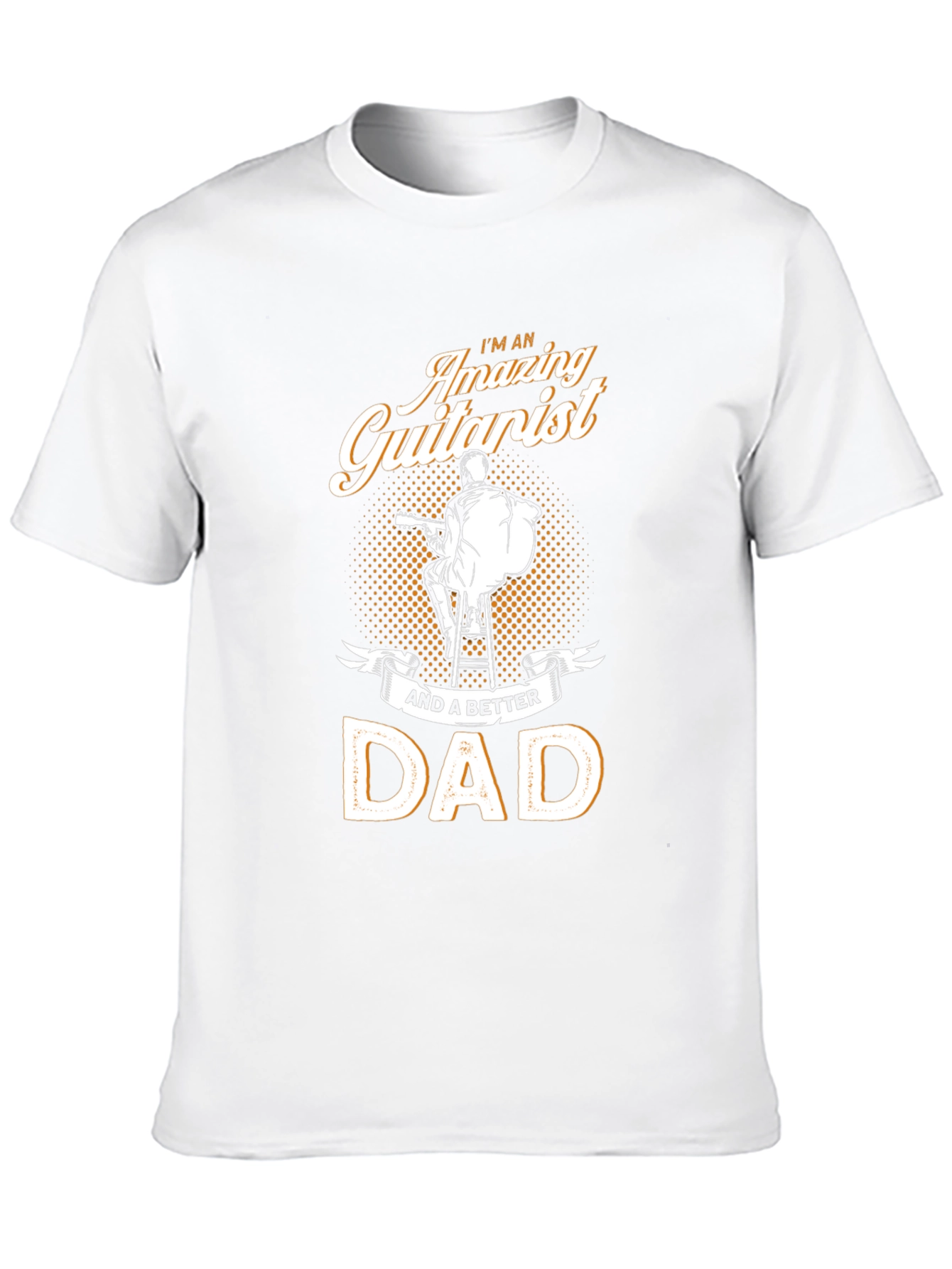 Amazing Guitarist Dad Black T-Shirt