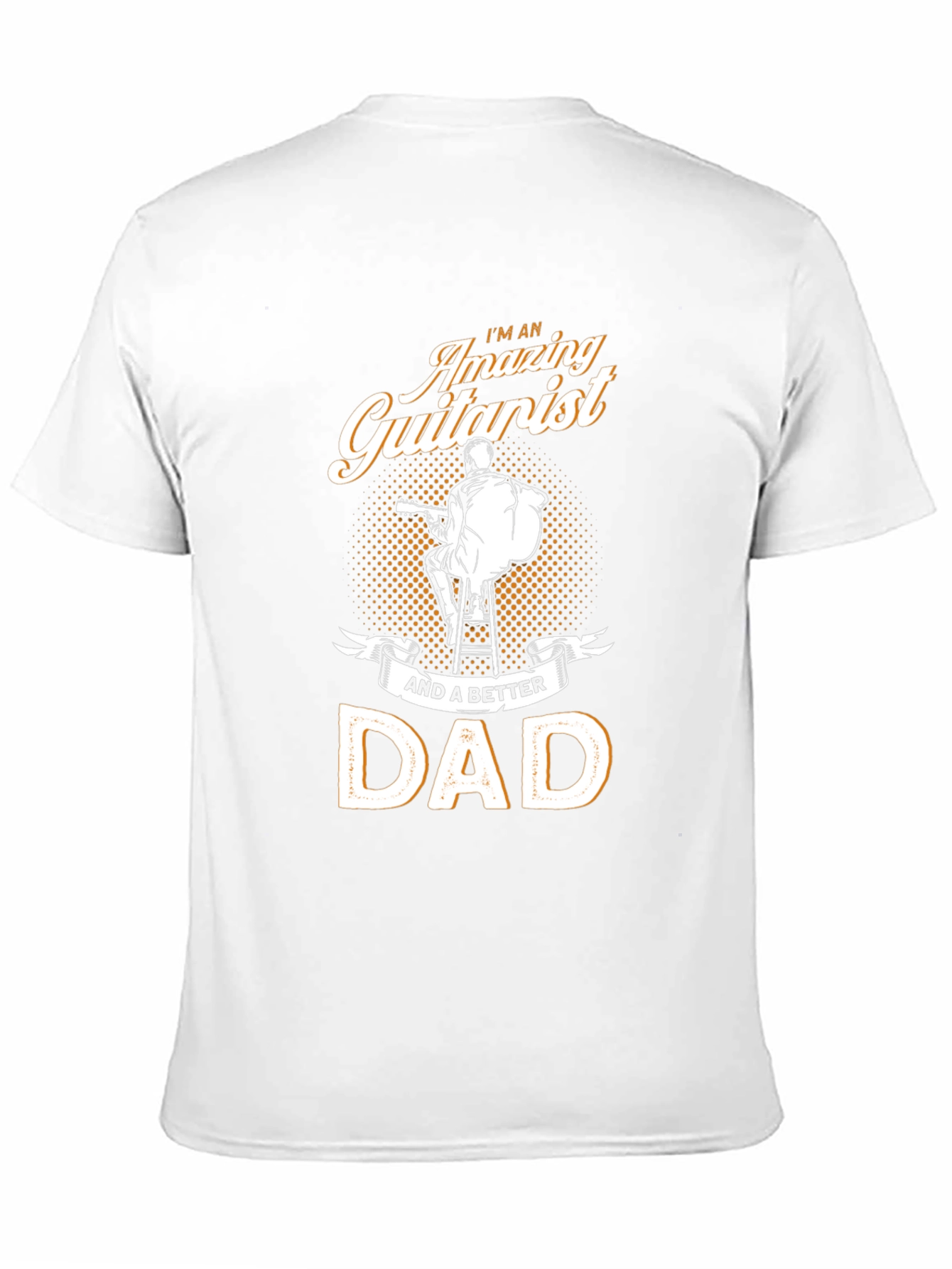 Amazing Guitarist Dad Black T-Shirt