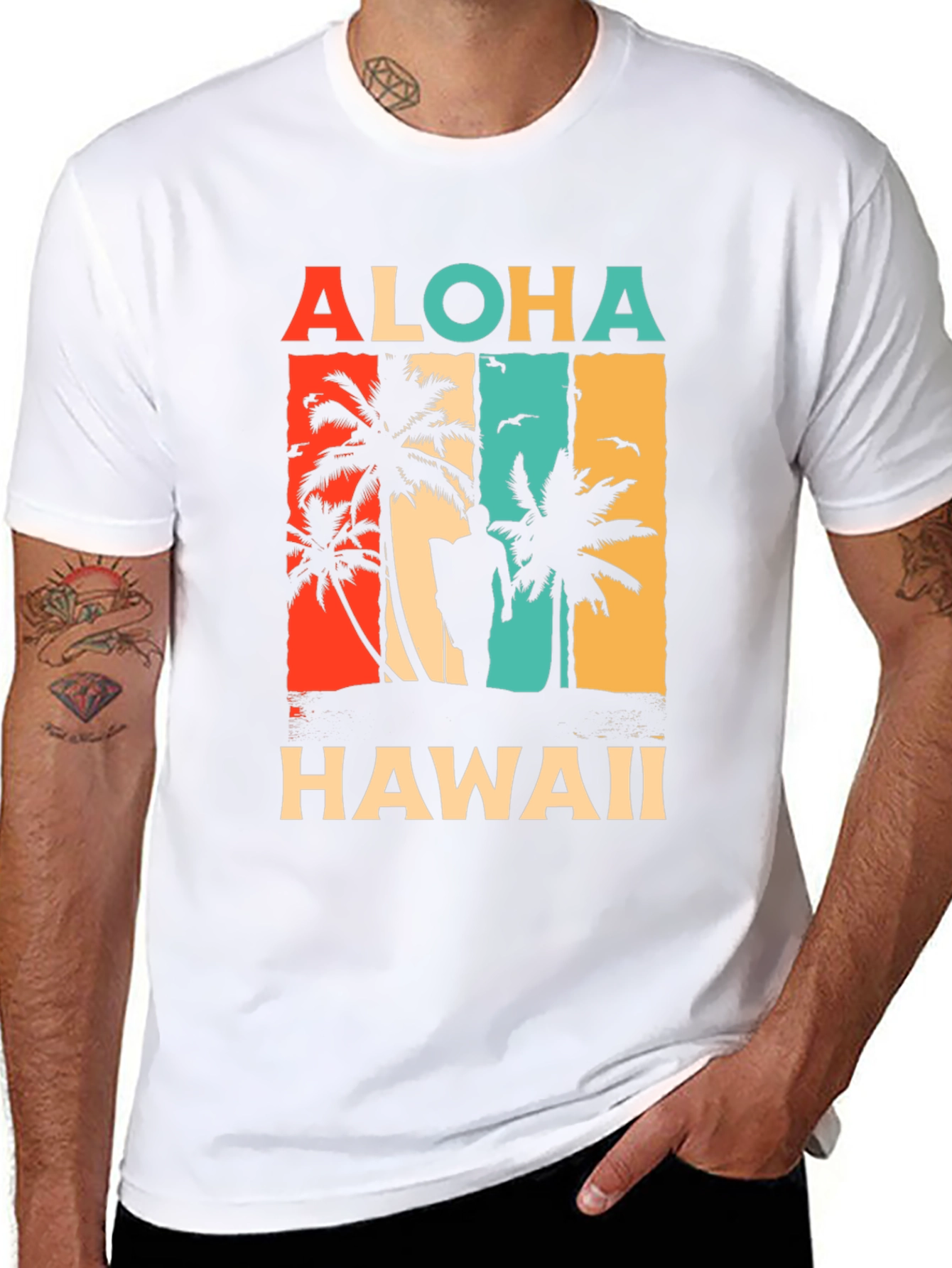 Aloha Hawaii Retro Graphic T-Shirt
