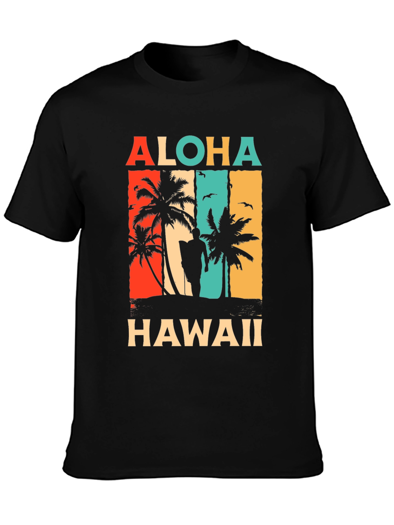 Aloha Hawaii Retro Graphic T-Shirt