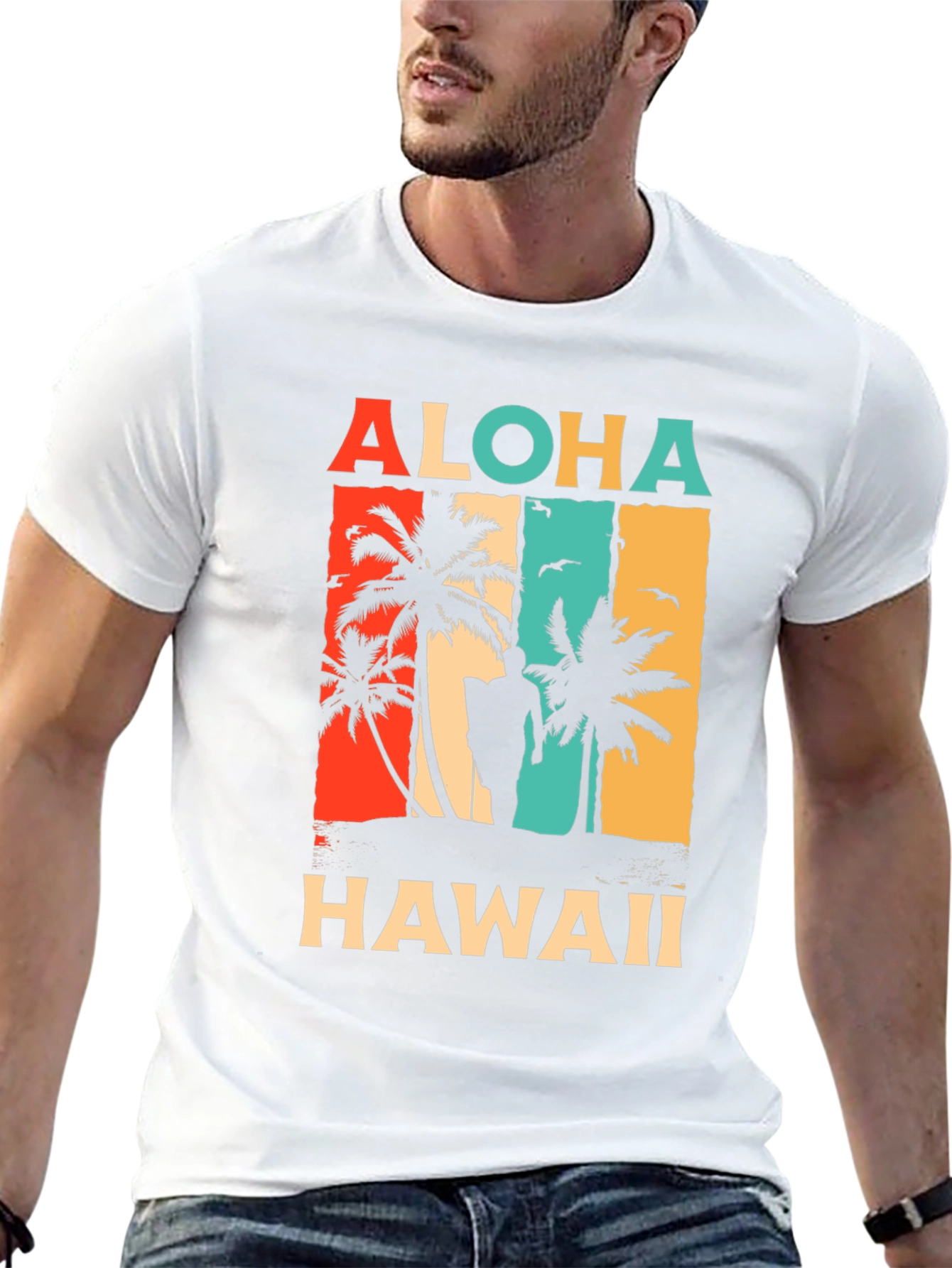 Aloha Hawaii Retro Graphic T-Shirt