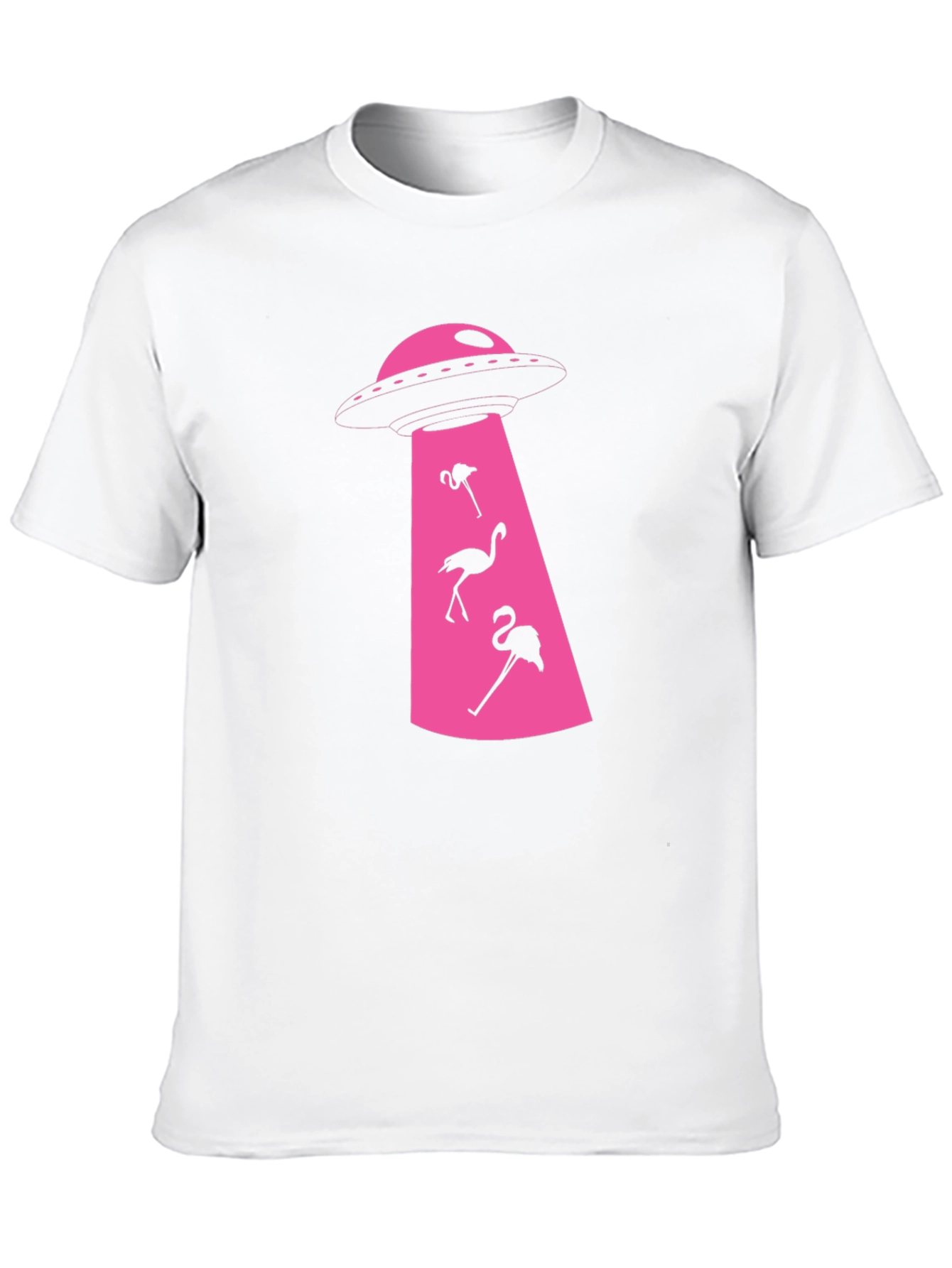Flamingo Abduction T-Shirt: Fun & Unique Design
