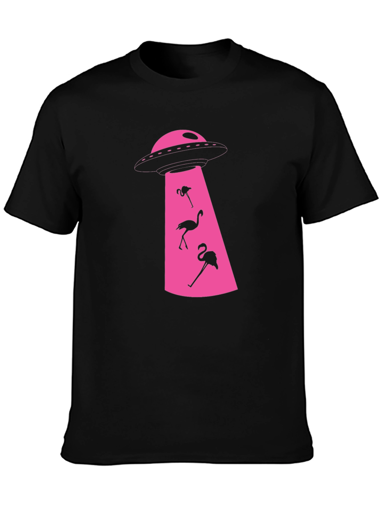 Flamingo Abduction T-Shirt: Fun & Unique Design